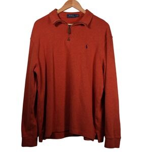 Polo Ralph Lauren Mens XL Long Sleeve Quarter‎ Zip Pullover Sweater
